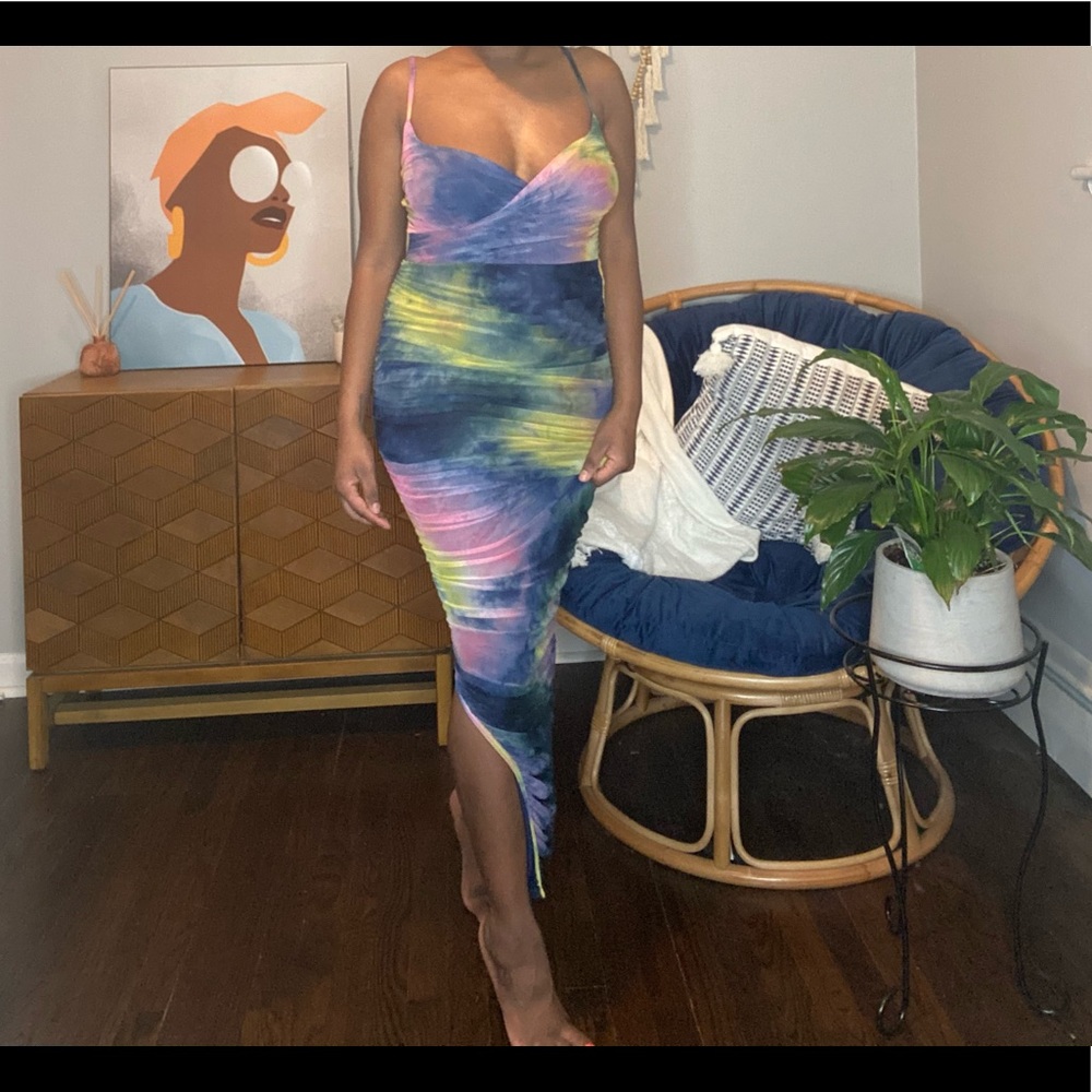 Tie Dye Bodycon Dress